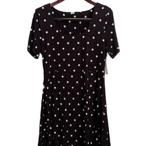 Old Navy Polka Dot Dress Size L Petite